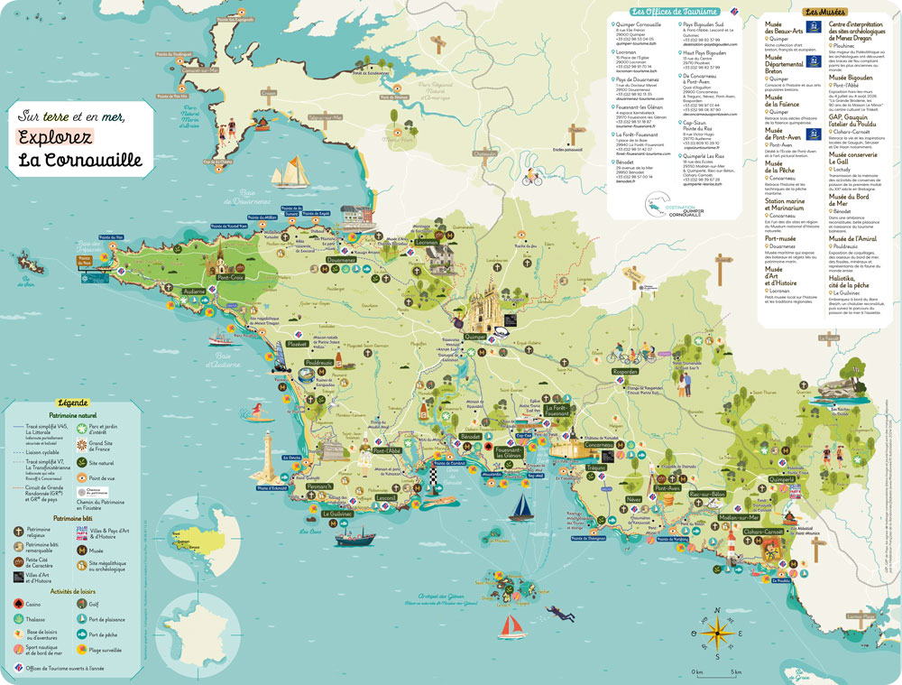 Carte Quimper Cornouaille